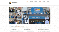 Desktop Screenshot of buddhaevents.in