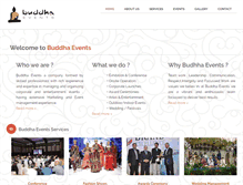 Tablet Screenshot of buddhaevents.in